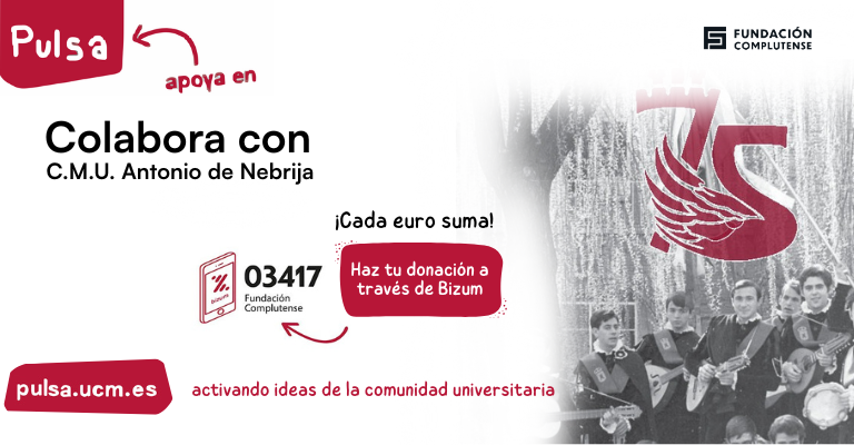 ¡Apoya la celebración del 75 aniversario del CMU Antonio de Nebrija!